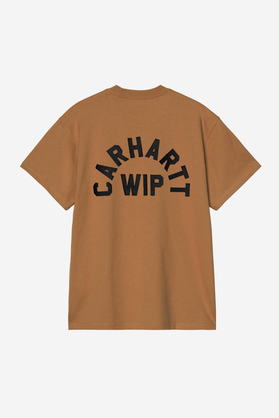 Carhartt Wip ARCH SCRIPT S/S TEE WIP H Brown / Black