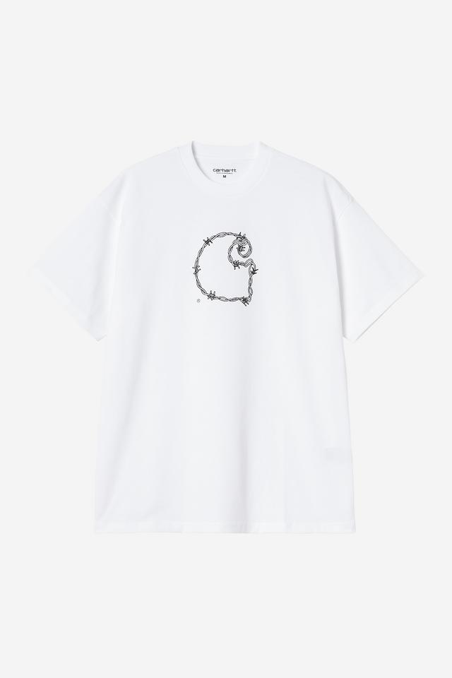 Carhartt Wip BARBWIRE C S/S TEE White