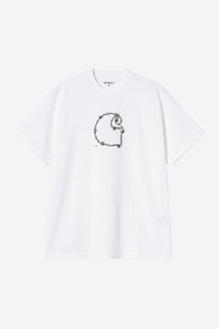 Carhartt Wip BARBWIRE C S/S TEE White