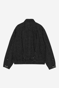 Carhartt Wip BELMAR JACKET Black stone washed