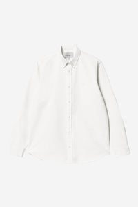 Carhartt Wip BOLTON L/S SHIRT White