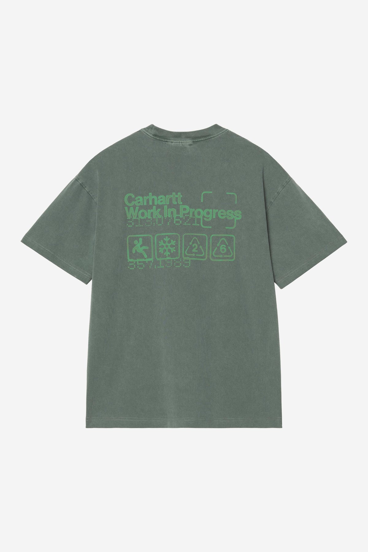 Carhartt Wip BOXED S/S TEE Dark Scarab garment dyed