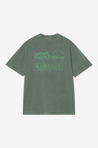 Carhartt Wip BOXED S/S TEE Dark Scarab garment dyed