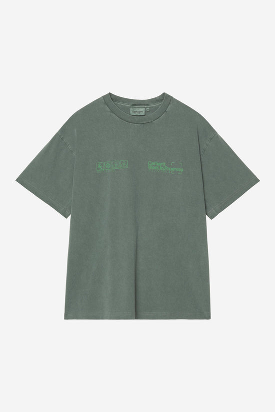 Carhartt Wip BOXED S/S TEE Dark Scarab garment dyed