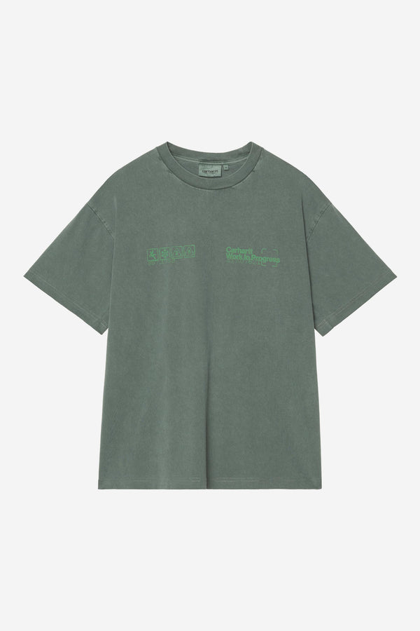 Carhartt Wip BOXED S/S TEE Dark Scarab garment dyed