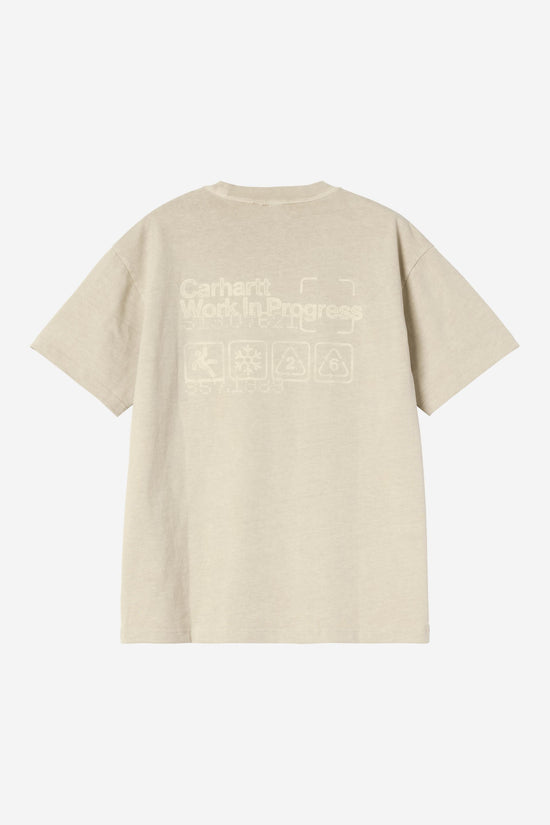 Carhartt Wip BOXED S/S TEE Fleur De Sel garment dyed — Carhartt WIP