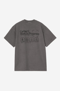 Carhartt Wip BOXED S/S TEE Soot garment dyed