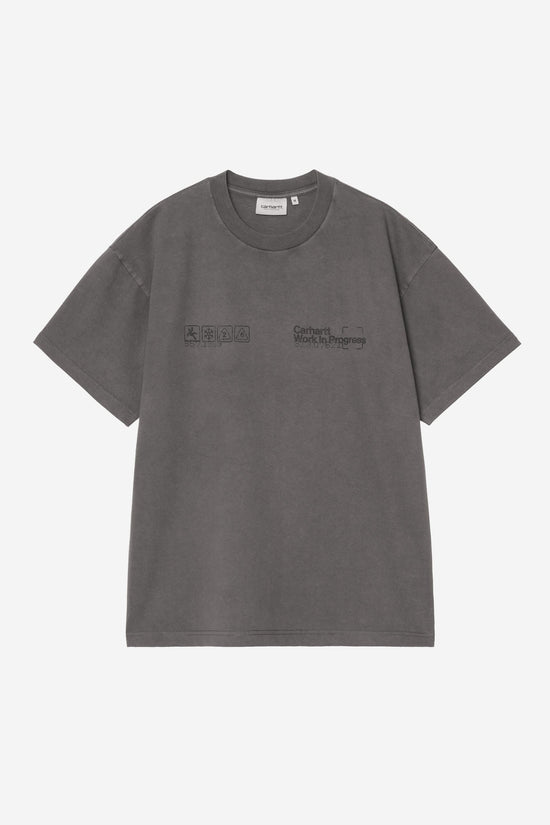 Carhartt Wip BOXED S/S TEE Soot garment dyed