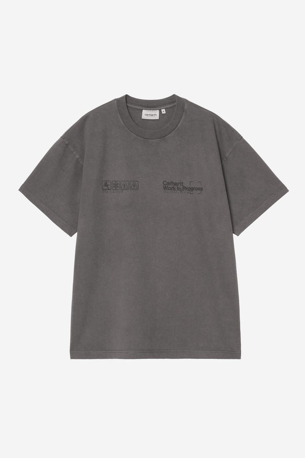 Carhartt Wip BOXED S/S TEE Soot garment dyed