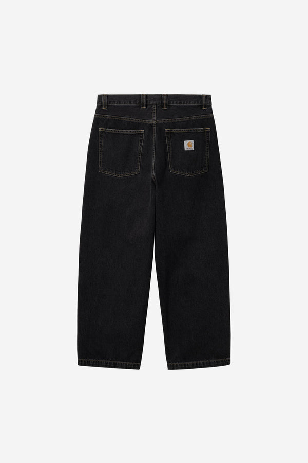 Carhartt Wip BRANDON PANT Black stone washed — Carhartt Wip
