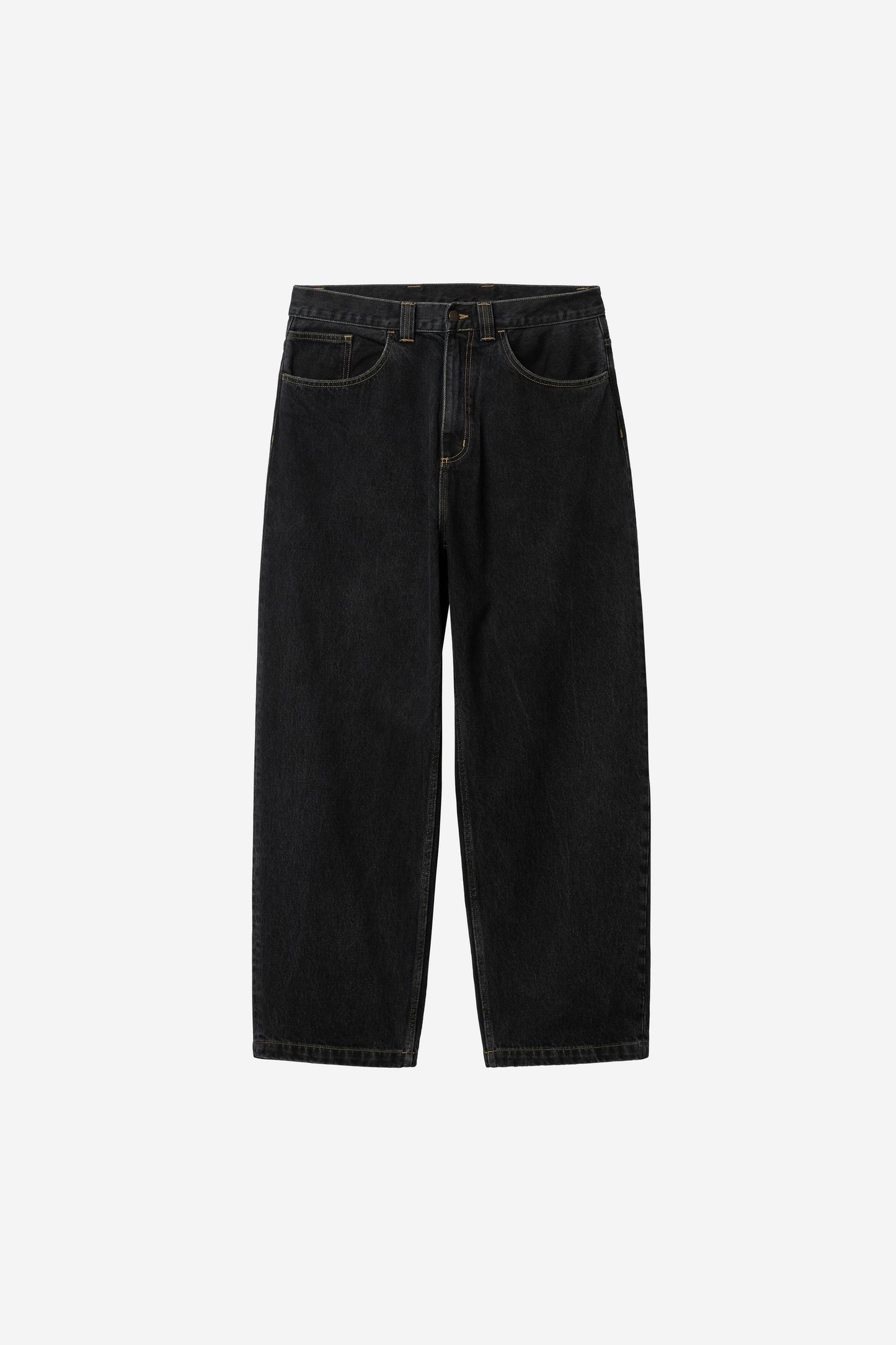 Carhartt Wip BRANDON PANT Black stone washed