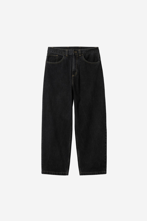 Carhartt Wip BRANDON PANT Black stone washed