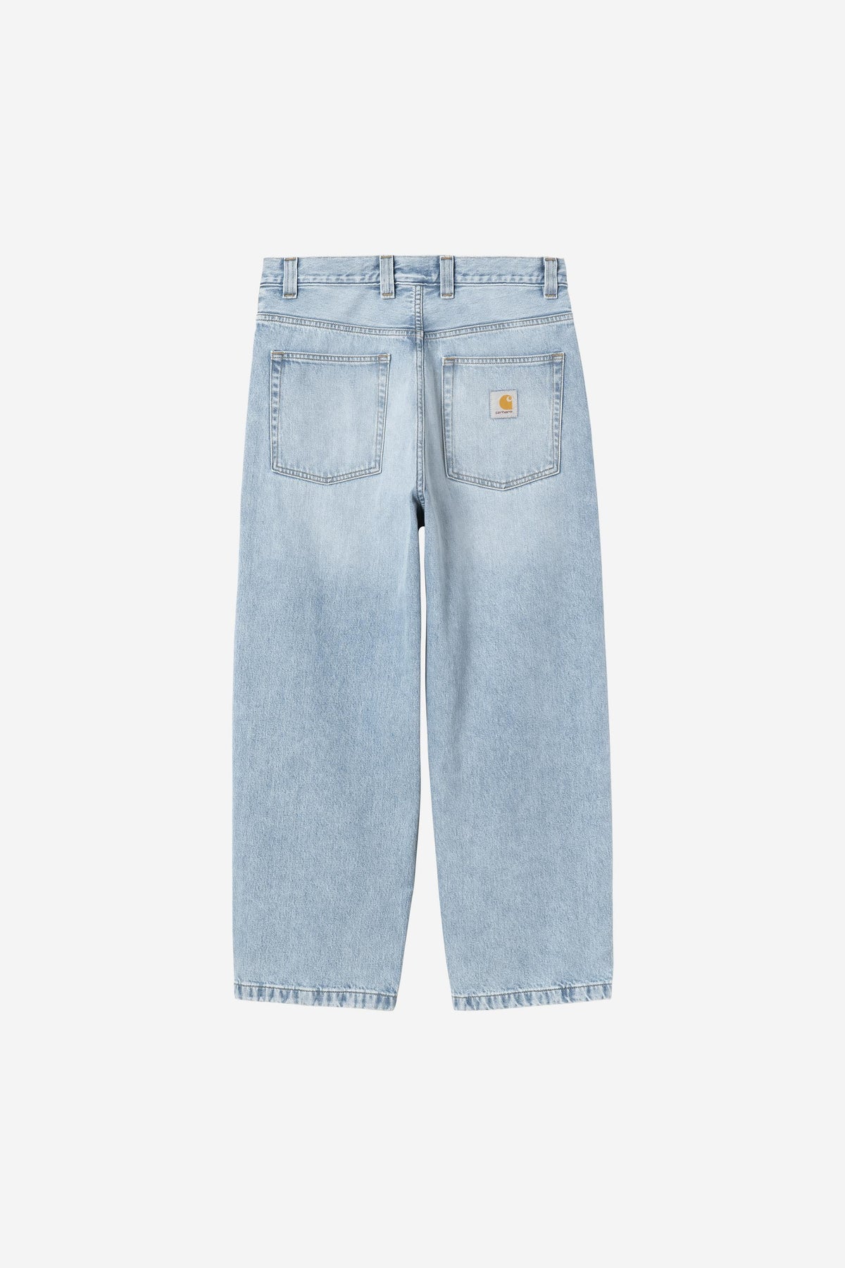 Carhartt Wip BRANDON PANT Blue heavy worn bleached
