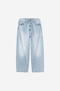 Carhartt Wip BRANDON PANT Blue heavy worn bleached