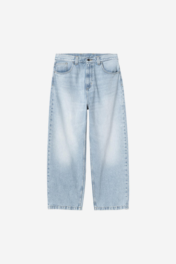 Carhartt Wip BRANDON PANT Blue heavy worn bleached