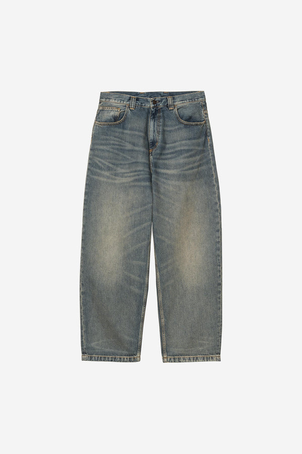 Carhartt Wip BRANDON PANT Blue worn used wash