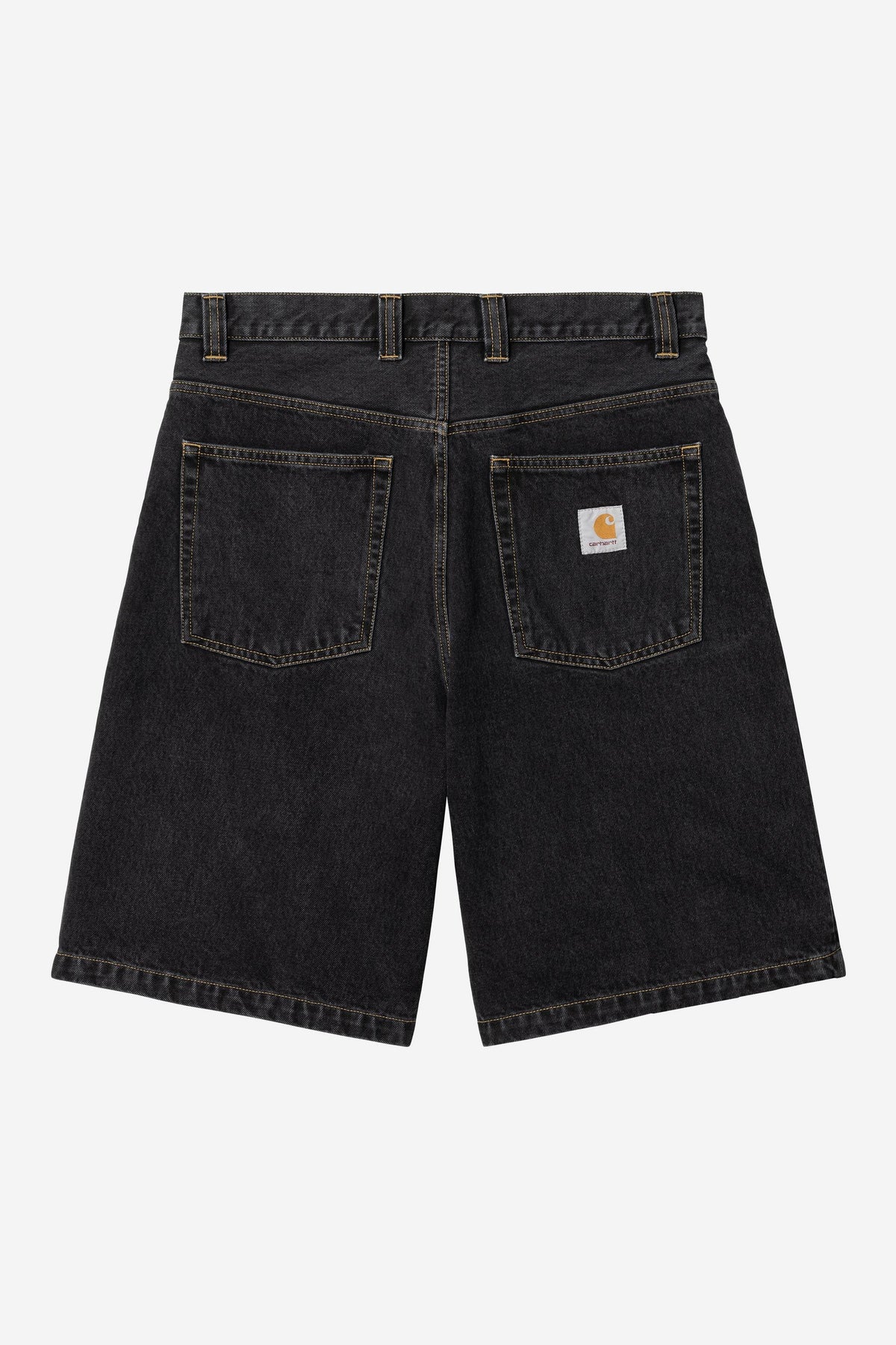 Carhartt Wip BRANDON SHORT Black stone washed