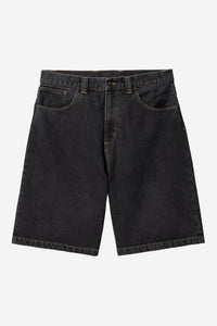 Carhartt Wip BRANDON SHORT Black stone washed