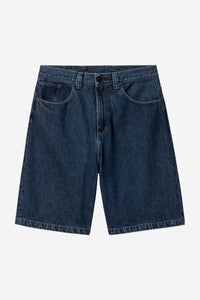 Carhartt Wip BRANDON SHORT Blue stone washed