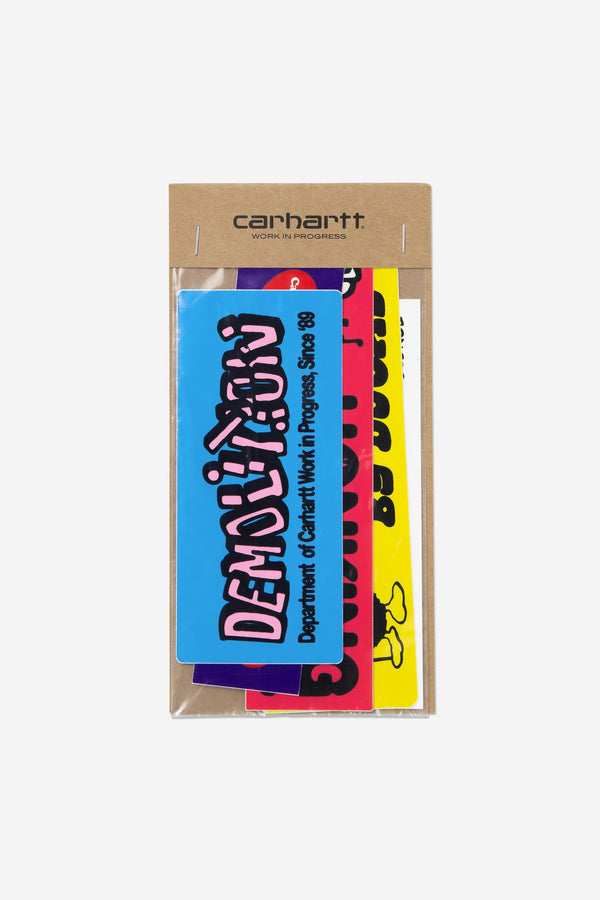 Carhartt Wip BUMPER STICKER PACK Multicolor — Carhartt Wip