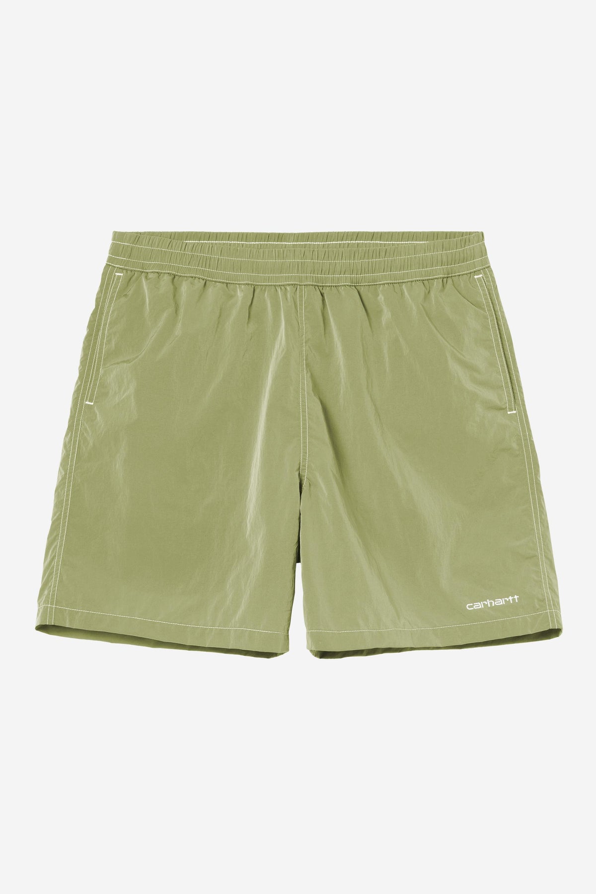 Carhartt Wip CANBY SWIM SHORTS Gentle Green / White