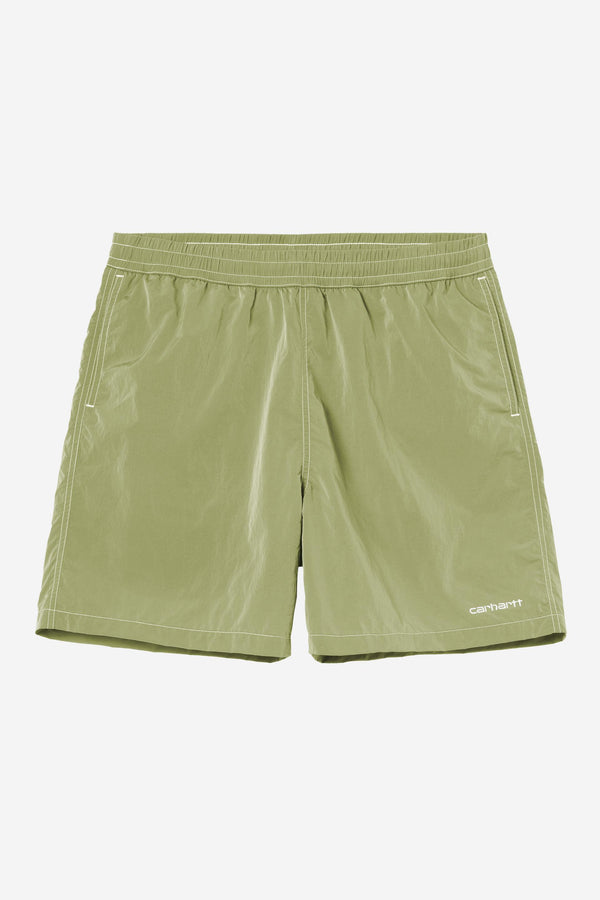Carhartt Wip CANBY SWIM SHORTS Gentle Green / White — Carhartt Wip