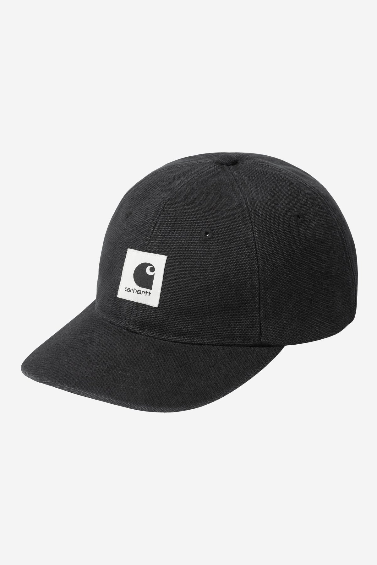 Carhartt Wip CANVAS CAP Black stone washed