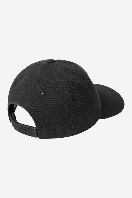 Carhartt Wip CANVAS CAP Black stone washed