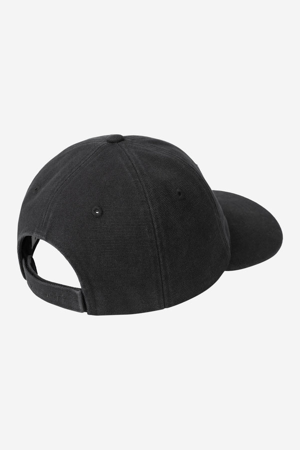 Carhartt Wip CANVAS CAP Black stone washed
