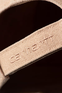 Carhartt Wip CANVAS CAP Dusty H Brown stone washed