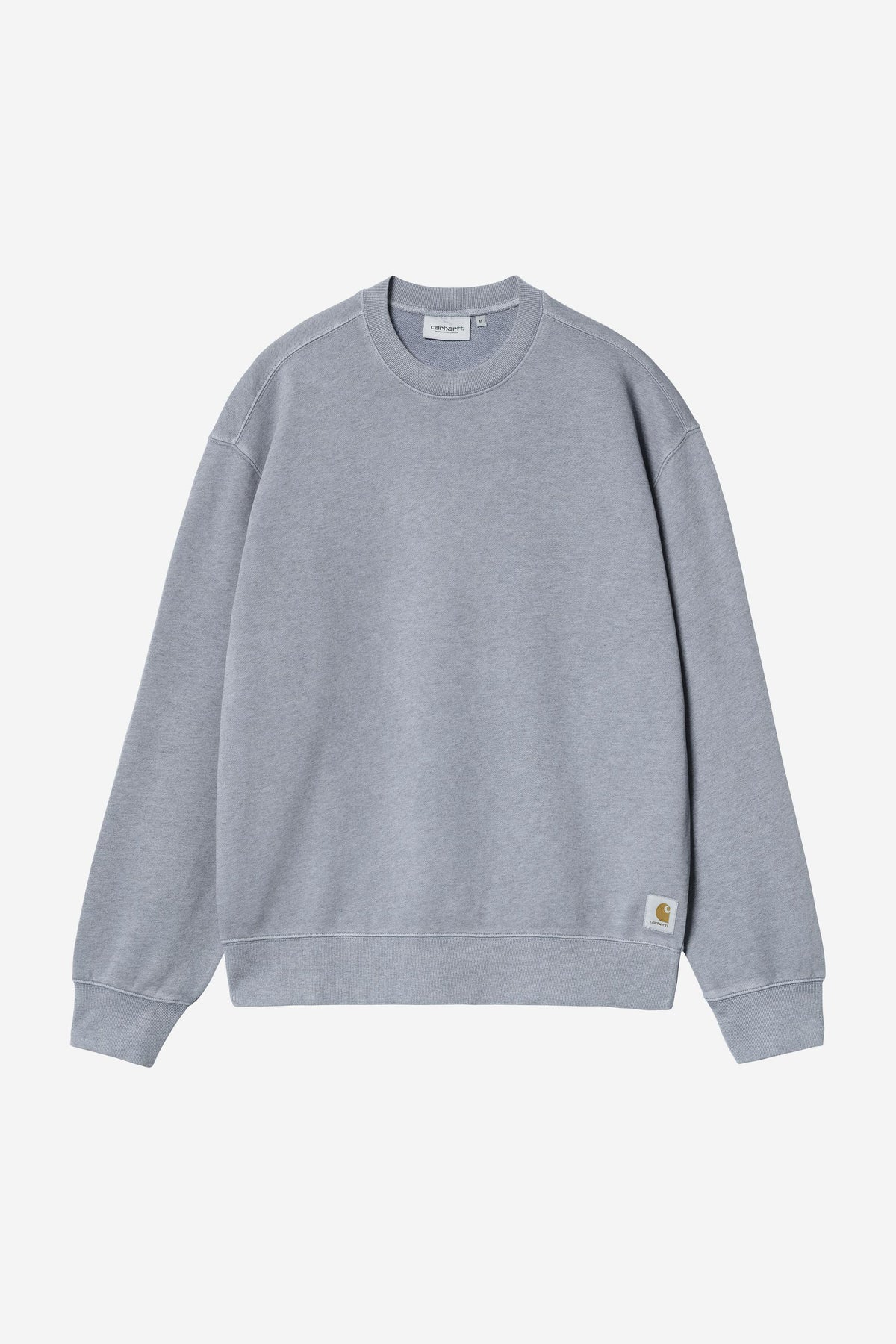 Carhartt Wip CASPIAN SWEAT Shady Blue Heather garment dyed