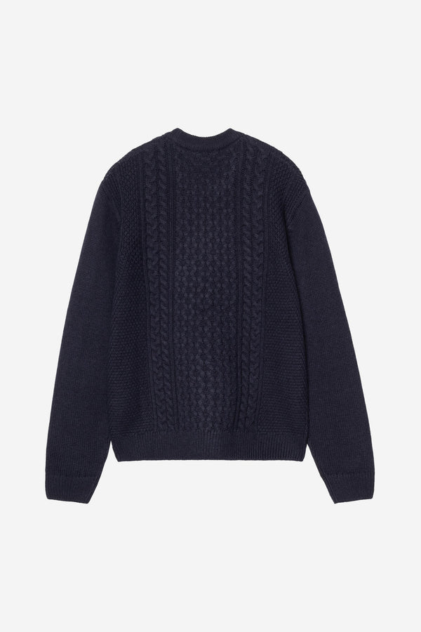 Carhartt Wip CASTER KNIT SWEATER Dark Navy