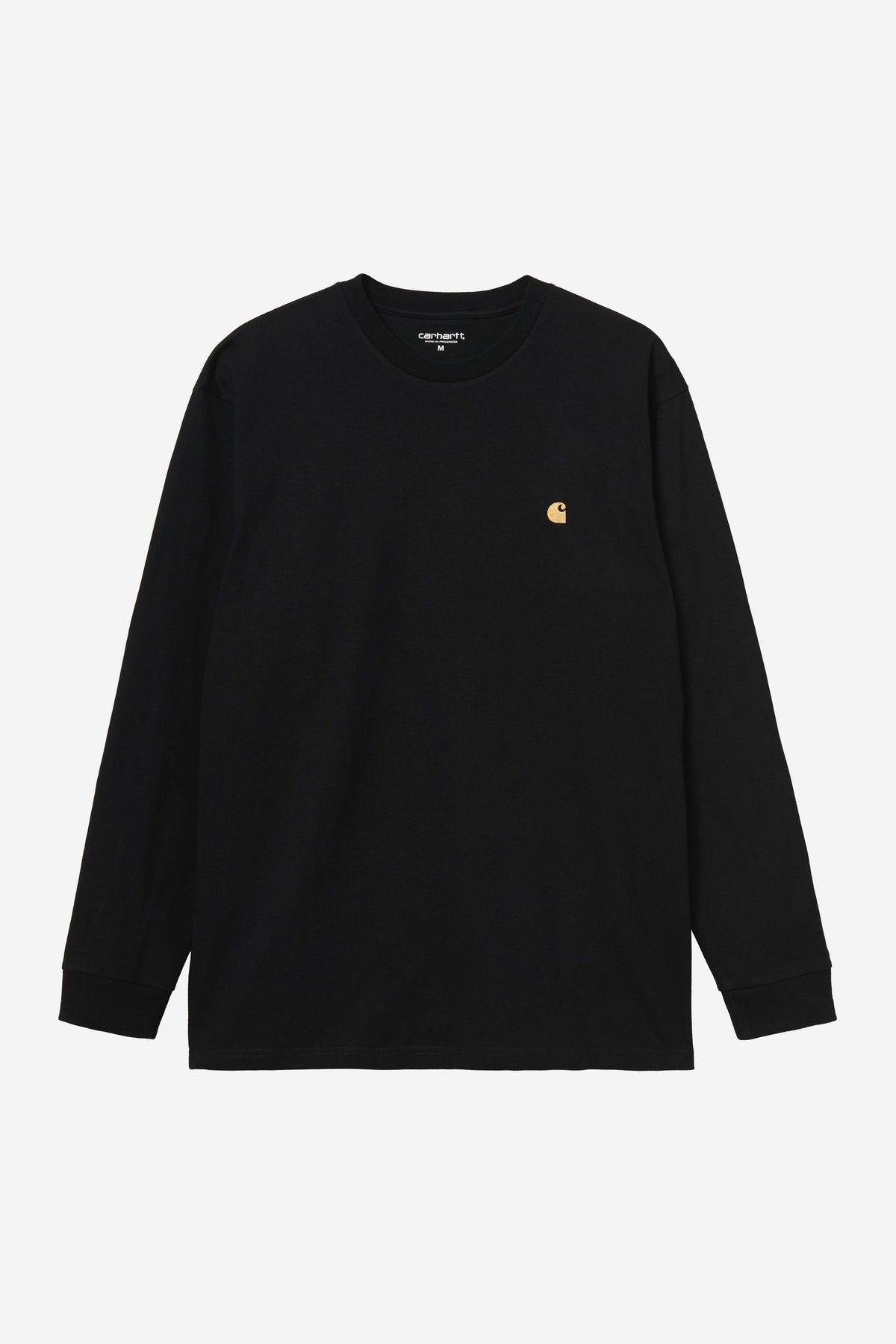 Carhartt Wip CHASE L/S TEE Black / Gold
