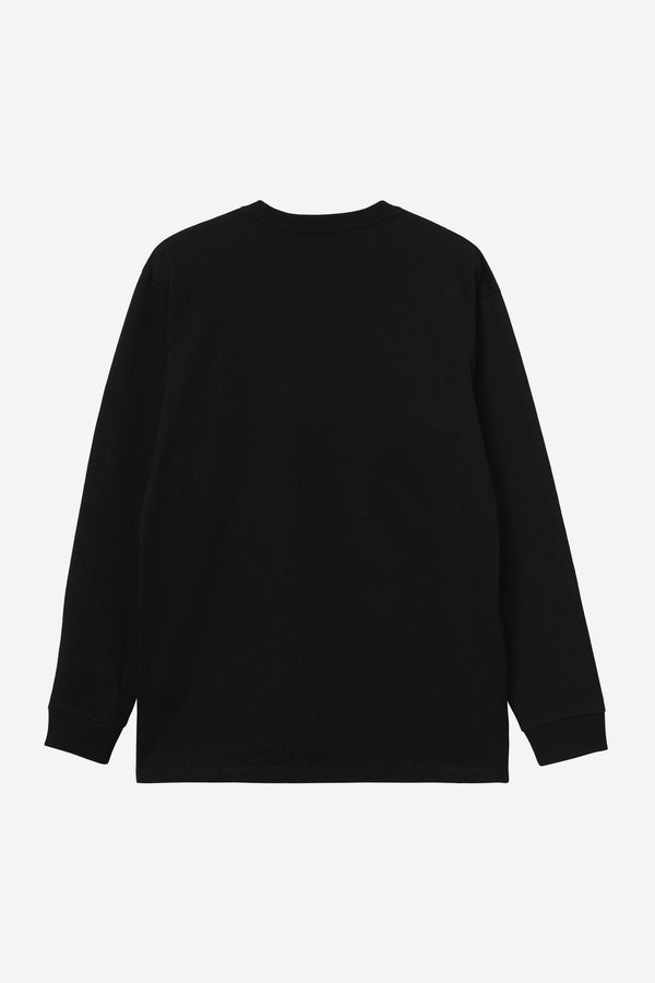 Carhartt Wip CHASE L/S TEE Black / Gold