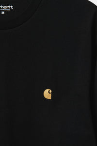 Carhartt Wip CHASE L/S TEE Black / Gold