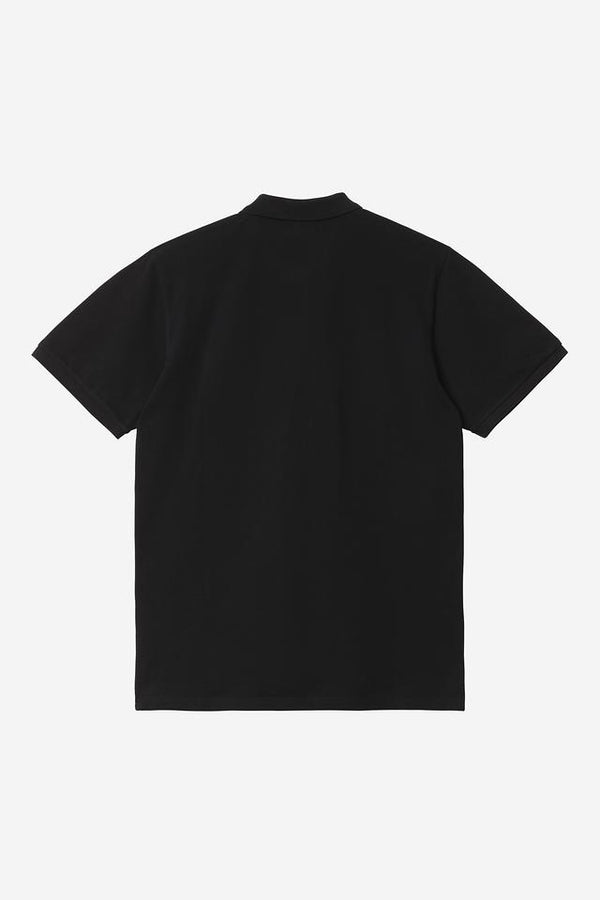 Carhartt Wip CHASE PIQUE S/S POLO Black Gold