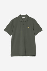 Carhartt Wip CHASE PIQUE S/S POLO Leaf / Gold