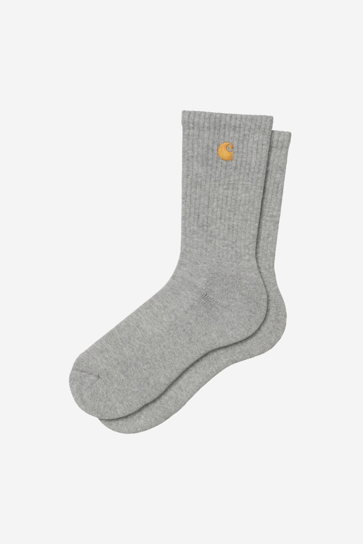 Carhartt Wip CHASE SOCKS Grey Heather / Gold