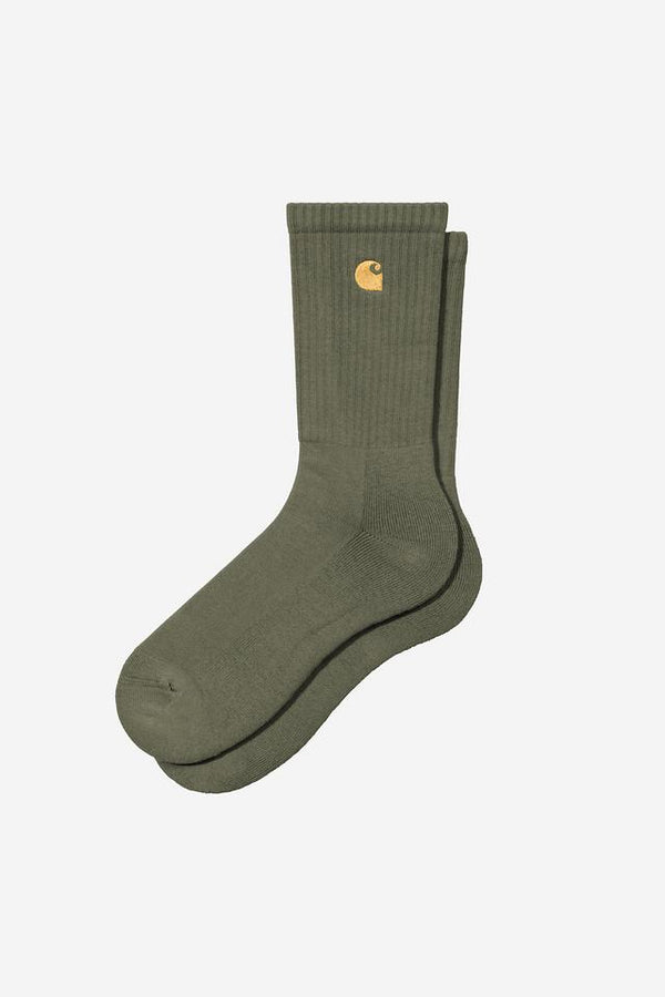 Carhartt Wip CHASE SOCKS Leaf / Gold — Carhartt Wip