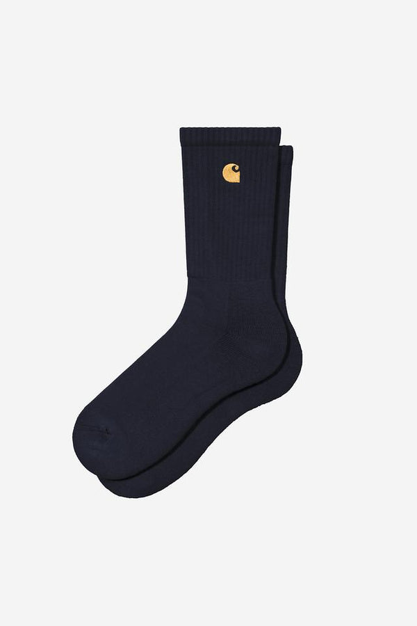 Carhartt Wip CHASE SOCKS Navy / Gold — Carhartt Wip