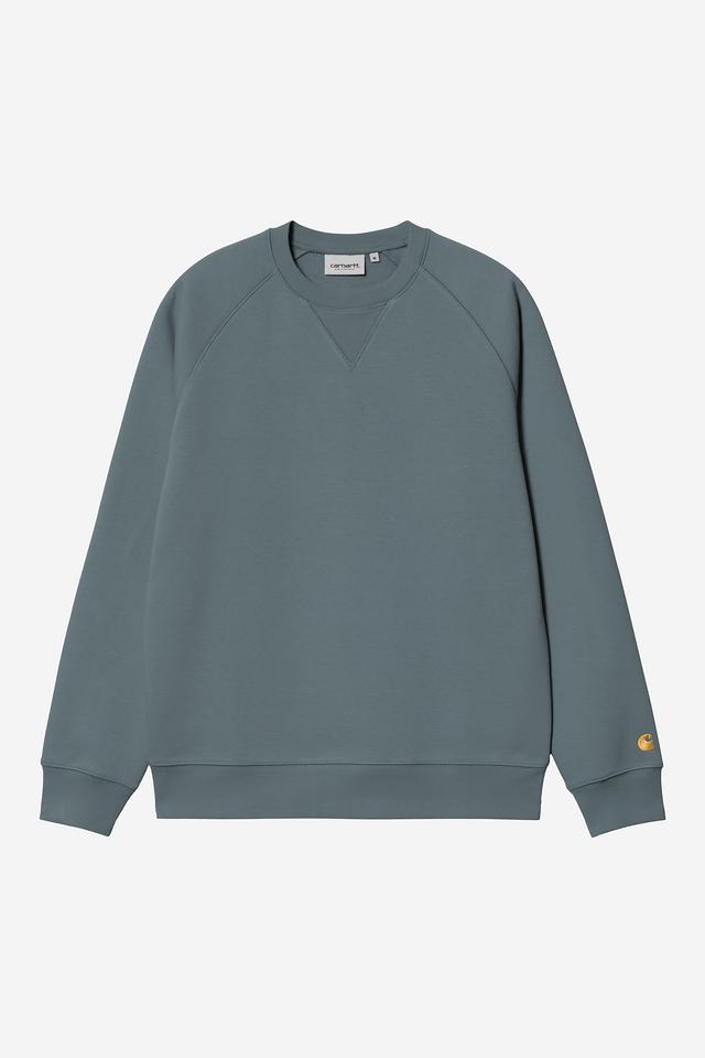 Carhartt Wip CHASE SWEAT Cozy Blue / Gold