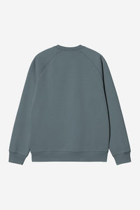 Carhartt Wip CHASE SWEAT Cozy Blue / Gold