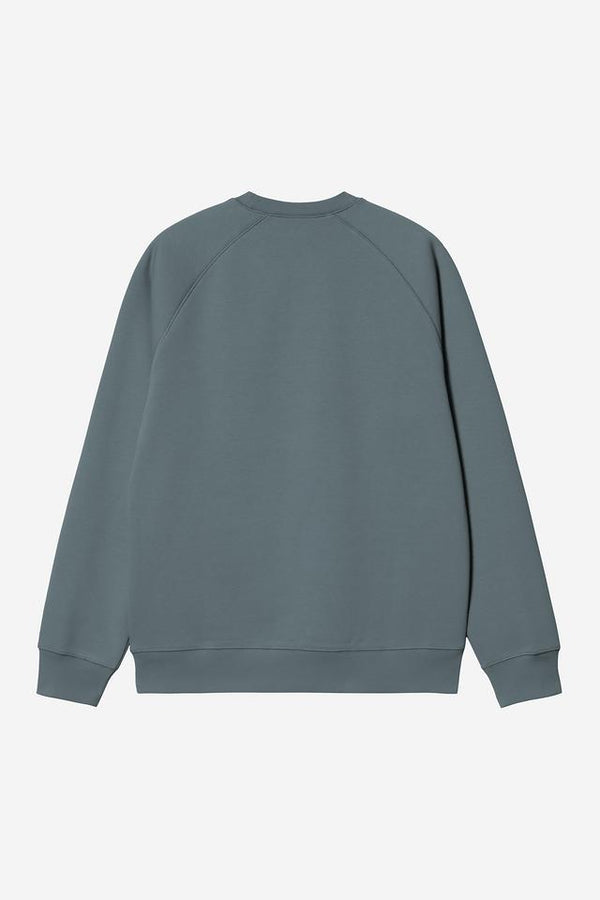 Carhartt Wip CHASE SWEAT Cozy Blue / Gold