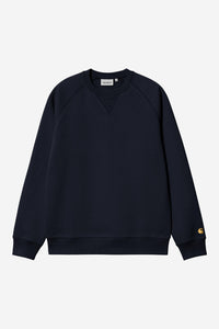 Carhartt Wip CHASE SWEAT Dark Navy / Gold