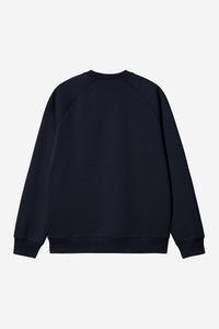 Carhartt Wip CHASE SWEAT Dark Navy / Gold