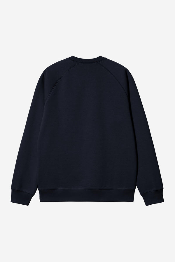Carhartt Wip CHASE SWEAT Dark Navy / Gold