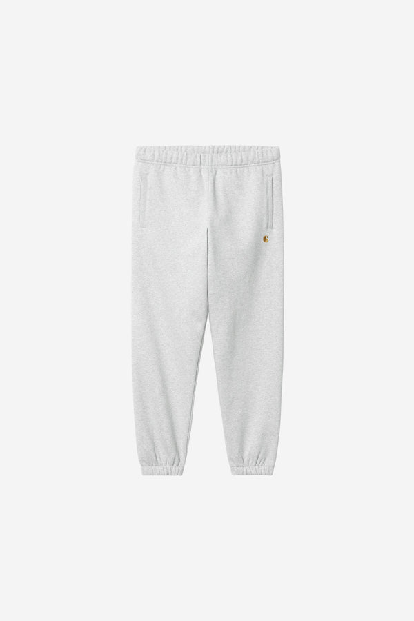 Carhartt Wip CHASE SWEAT PANT Ash Heather / Gold — Carhartt Wip