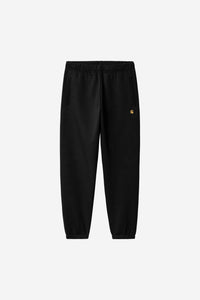 Carhartt Wip CHASE SWEAT PANT Black / Gold