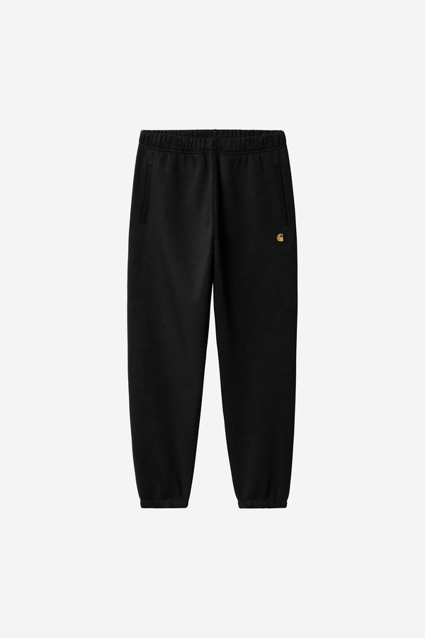 Carhartt Wip CHASE SWEAT PANT Black / Gold — Carhartt Wip