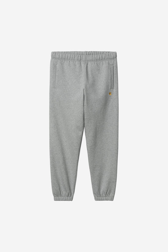 Carhartt Wip CHASE SWEAT PANT Grey Heather / Gold — Carhartt WIP